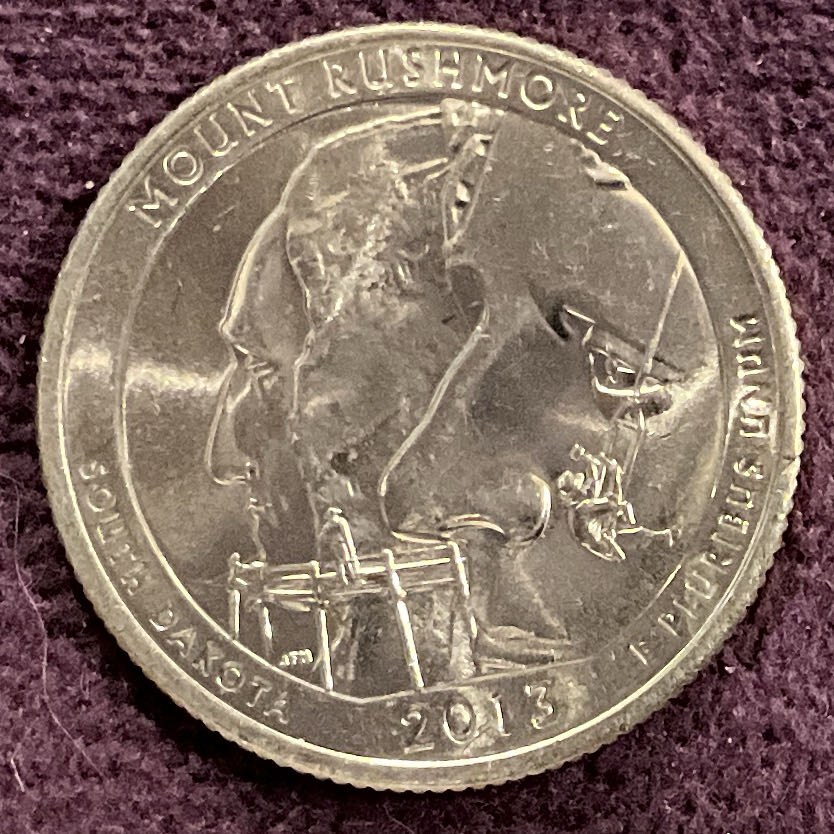 Quarter Mount Rushmore 2013 D 2  coin collectible - Main Image 4
