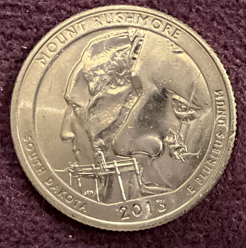 Quarter Mount Rushmore 2013 D 2  coin collectible - Main Image 5