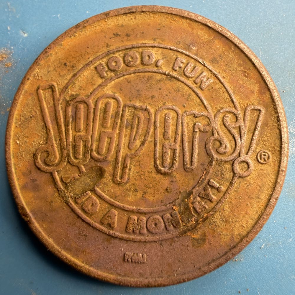 Jeepers! Vintage Arcade Coin  coin collectible - Main Image 3