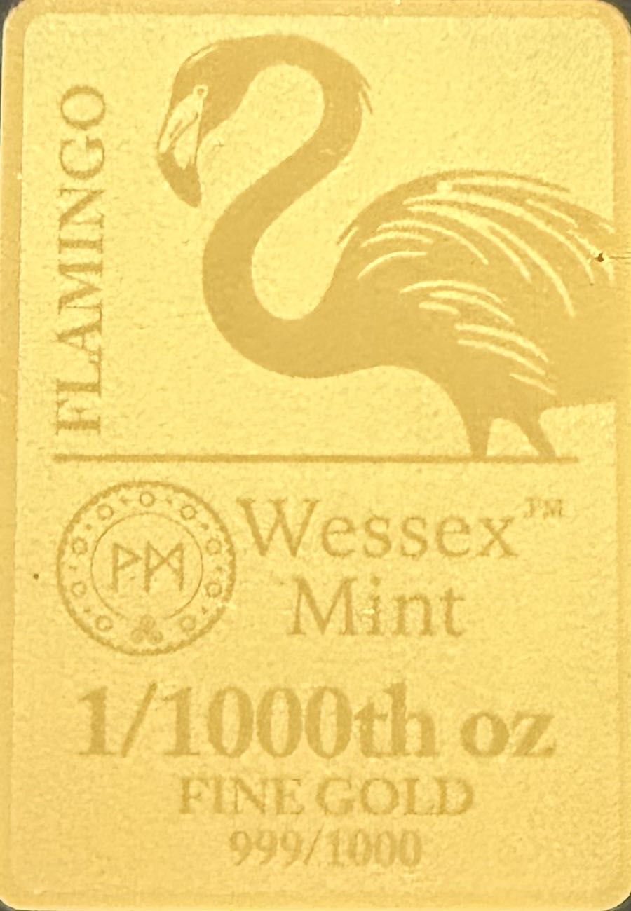Wessex Mint Flamingo Gold  coin collectible - Main Image 2