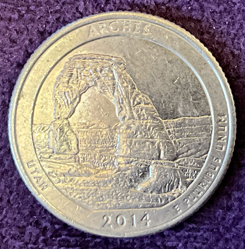 Quarter Arches 2014 D 1  coin collectible - Main Image 2