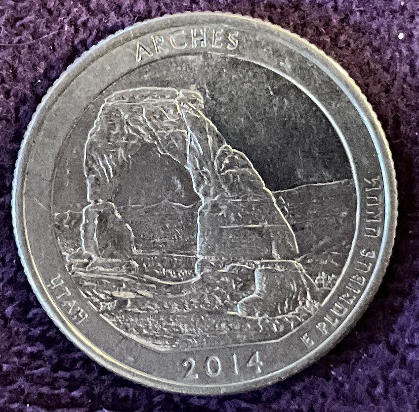 Quarter Arches 2014 D 1  coin collectible - Main Image 6