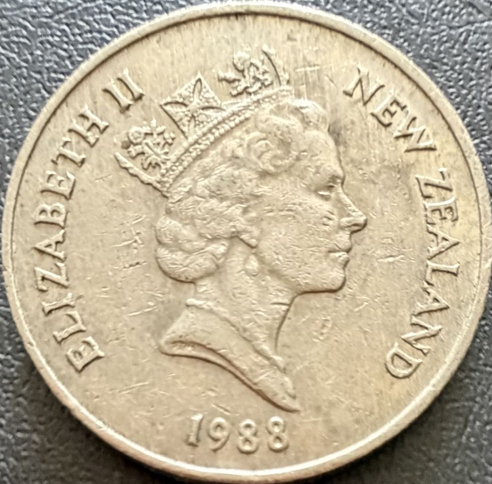 1988 New Zealand 20 Cents  coin collectible - Main Image 2