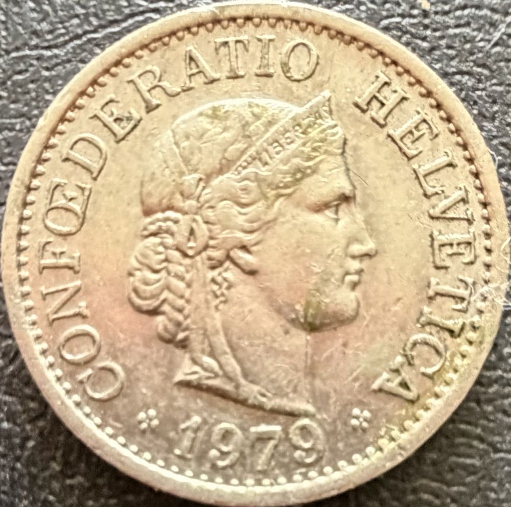 1979 Switzerland 10 Centimes  coin collectible - Main Image 2