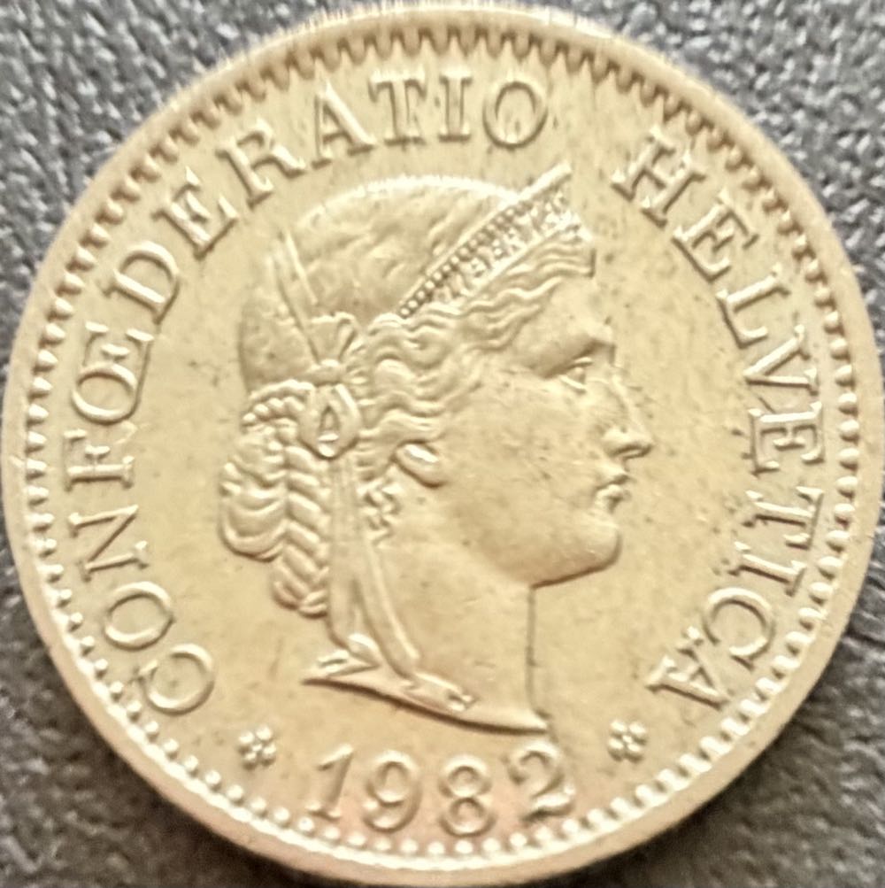 1982 Switzerland 10 Centimes  coin collectible - Main Image 2