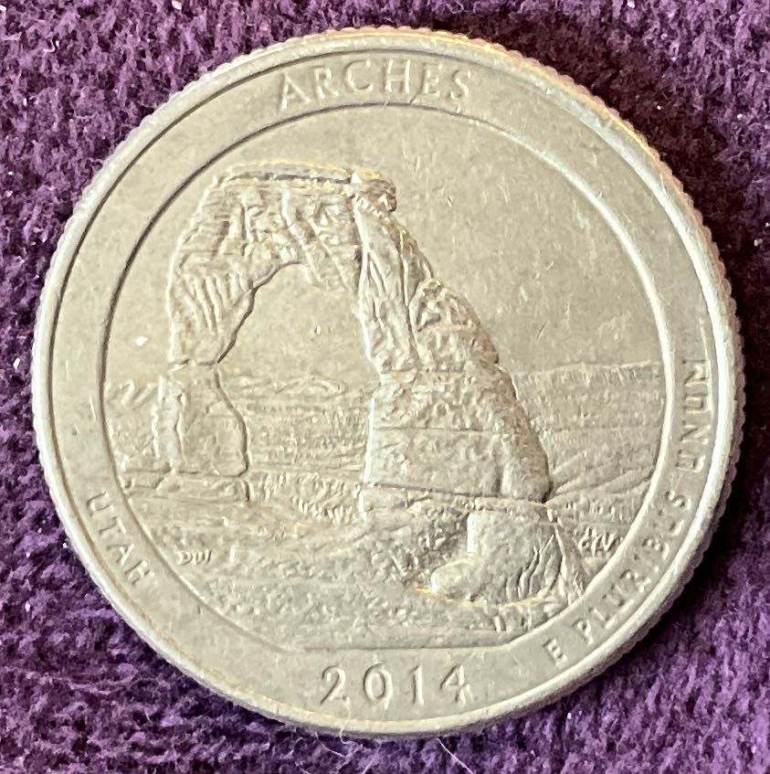 Quarter Arches 2014 D 2  coin collectible - Main Image 2