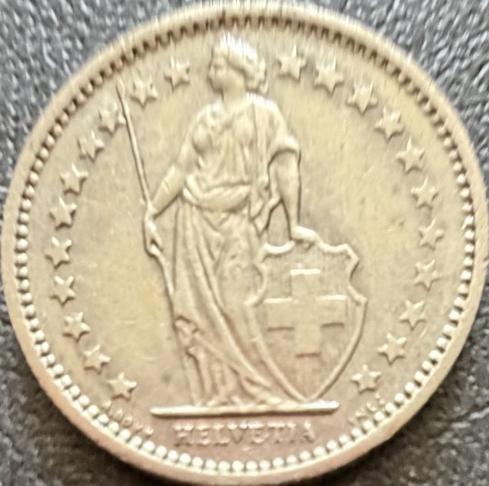 1979 Switzerland Half Franc  coin collectible - Main Image 2