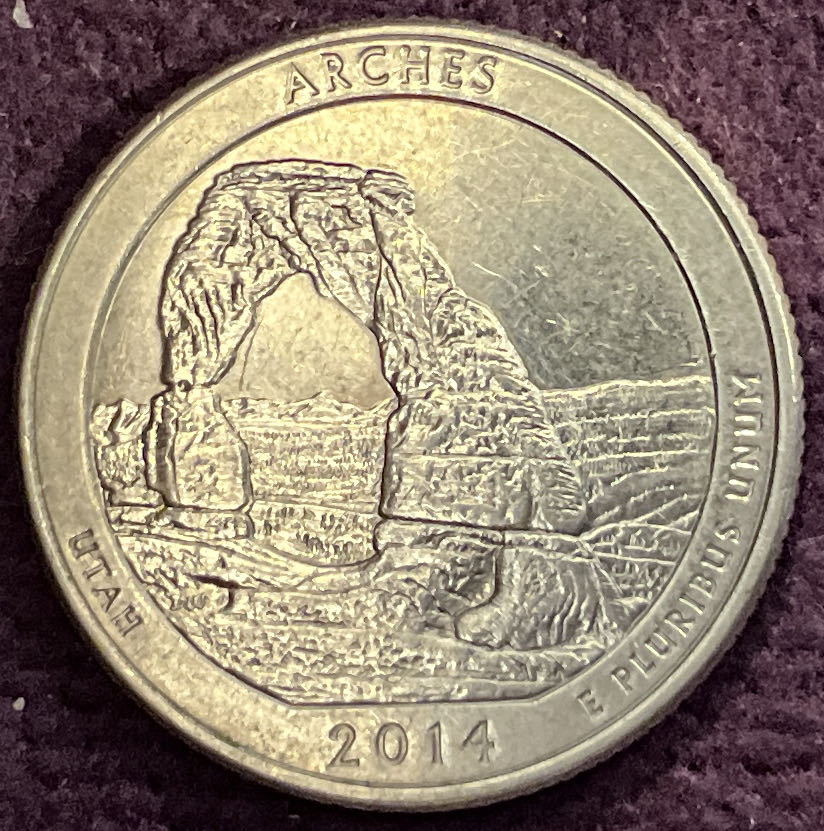 Quarter Arches 2014 D 3  coin collectible - Main Image 4