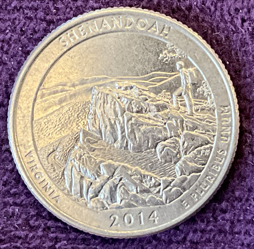 Quarter Shenandoah 2014 D 1  coin collectible - Main Image 2