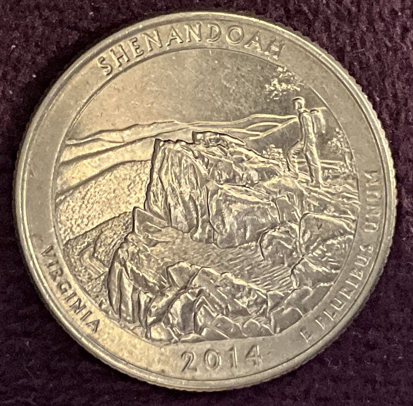 Quarter Shenandoah 2014 D 1  coin collectible - Main Image 4