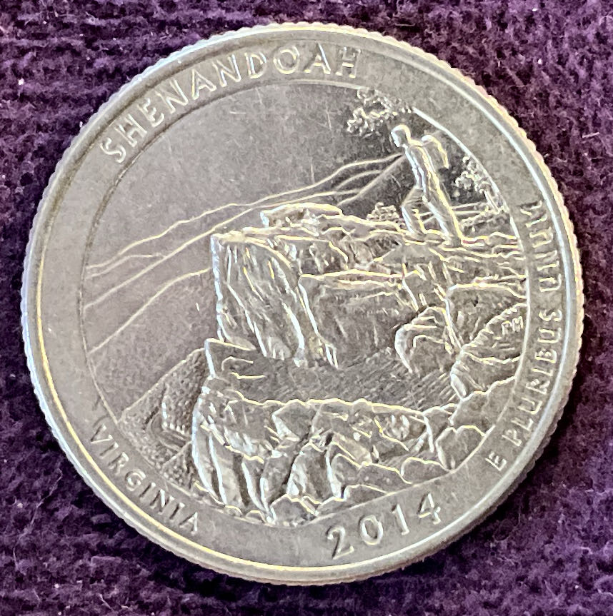 Quarter Shenandoah 2014 D 1  coin collectible - Main Image 6
