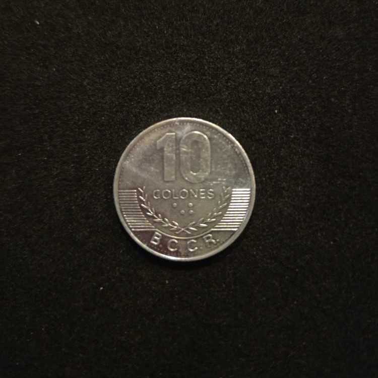 Costa Rica 10 Colones  coin collectible - Main Image 2