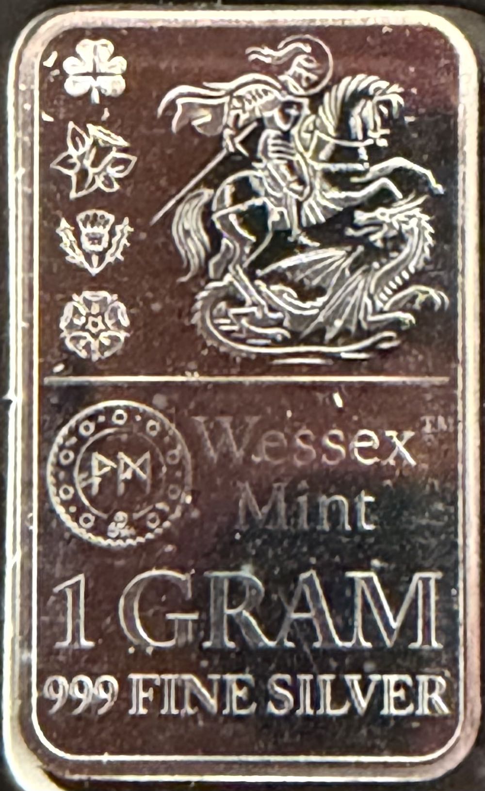 Wessex Mint George & Dragon Silver  coin collectible - Main Image 3
