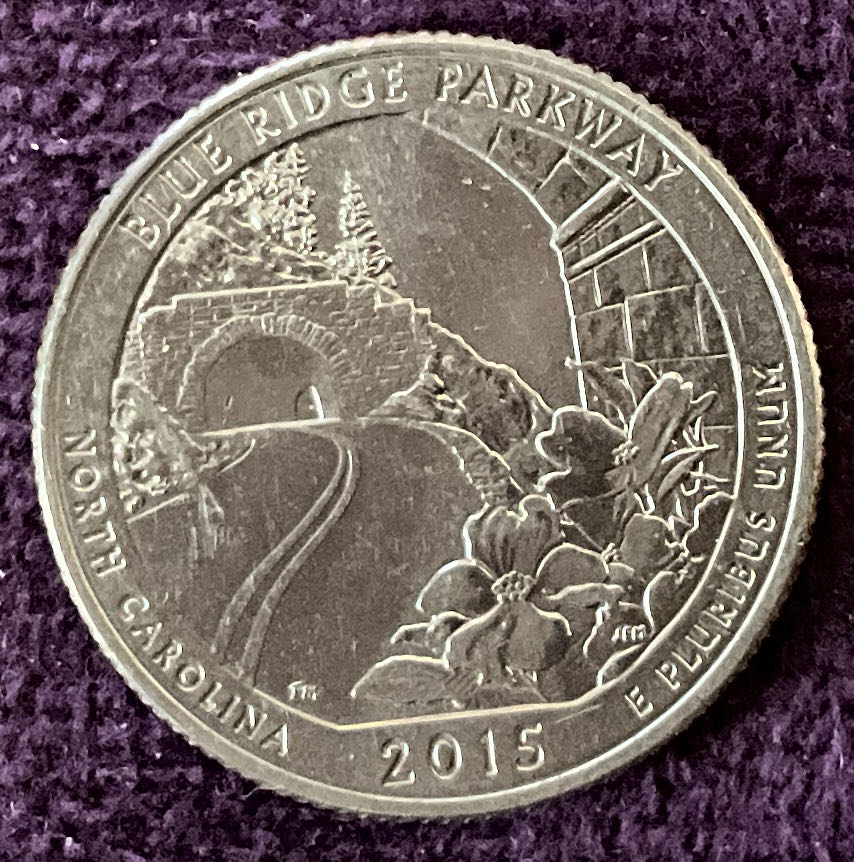 Quarter Blue Ridge Parkway 2015 D 2  coin collectible - Main Image 6