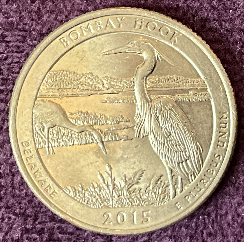 Quarter Bombay Hook 2015 D 2  coin collectible - Main Image 2
