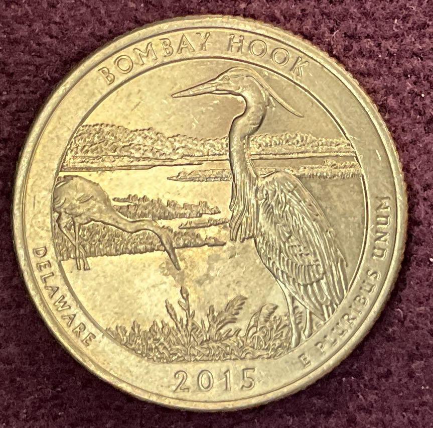 Quarter Bombay Hook 2015 D 2  coin collectible - Main Image 4
