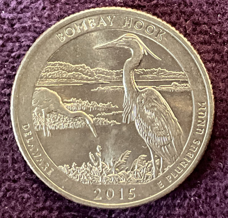 Quarter Bombay Hook 2015 D 2  coin collectible - Main Image 6