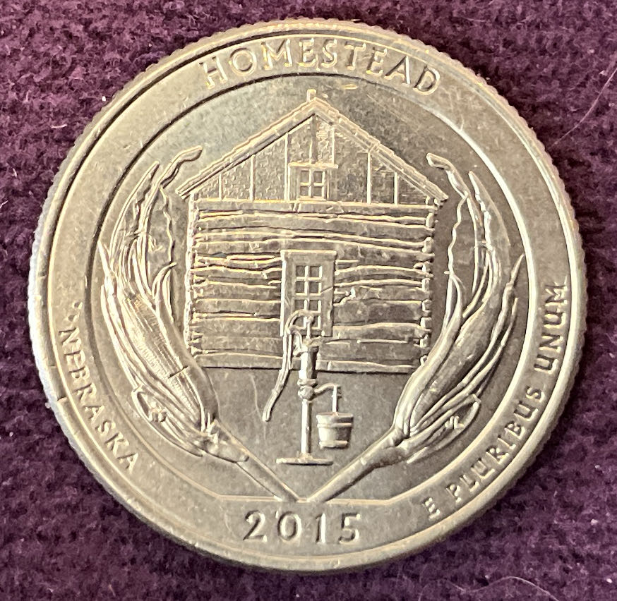 Quarter Homestead 2015 D 3  coin collectible - Main Image 2
