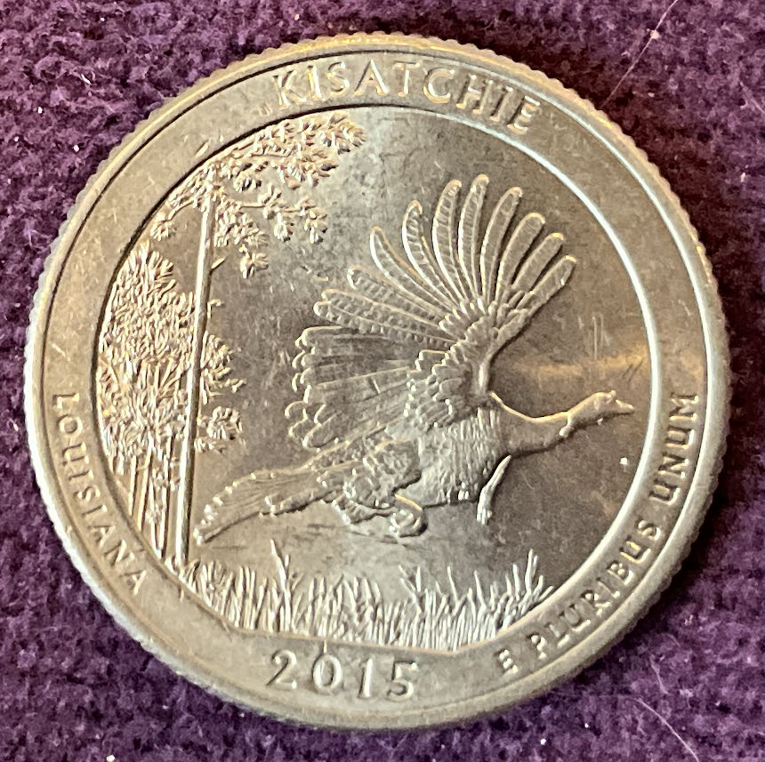 Quarter Kisatchie 2015 D 1  coin collectible - Main Image 2