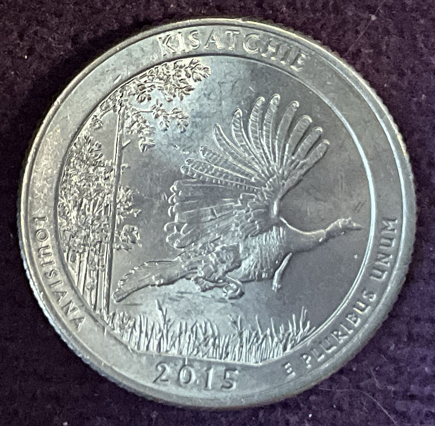 Quarter Kisatchie 2015 D 1  coin collectible - Main Image 4