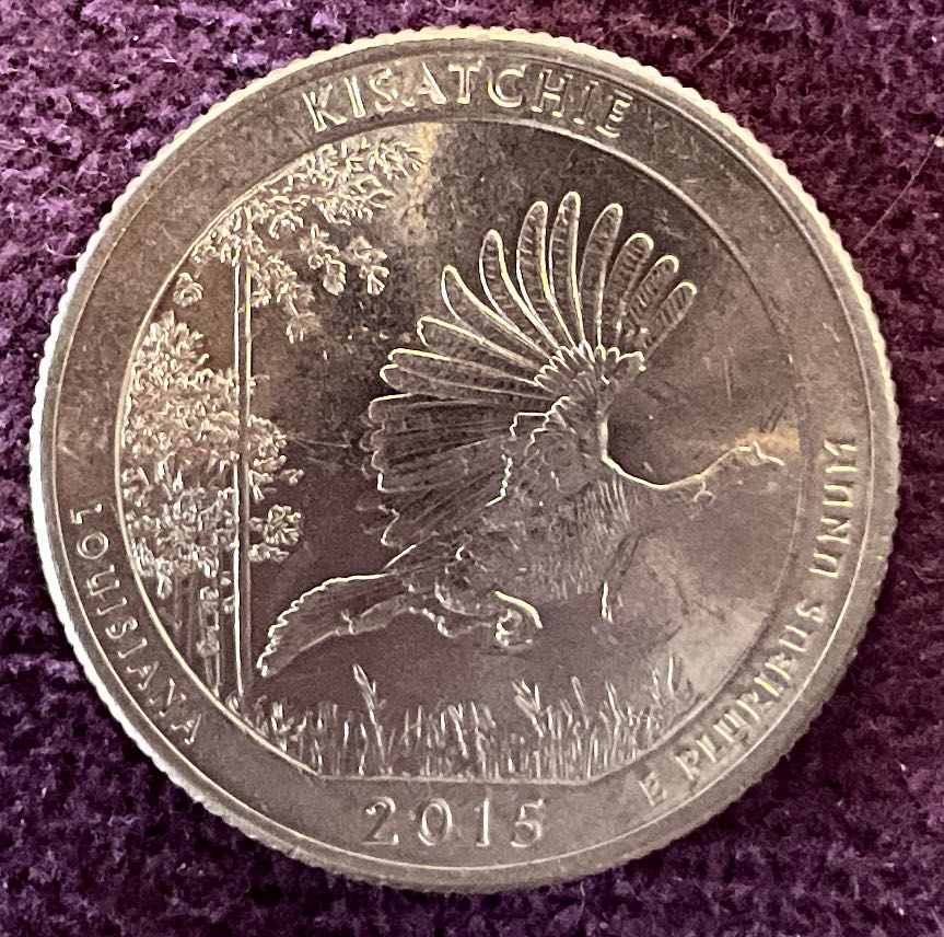 Quarter Kisatchie 2015 D 1  coin collectible - Main Image 6