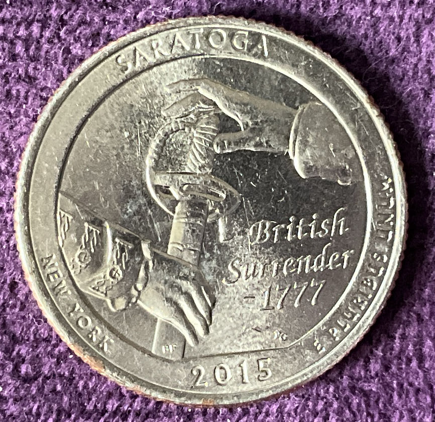 Quarter Saratoga 2015 D 1  coin collectible - Main Image 2