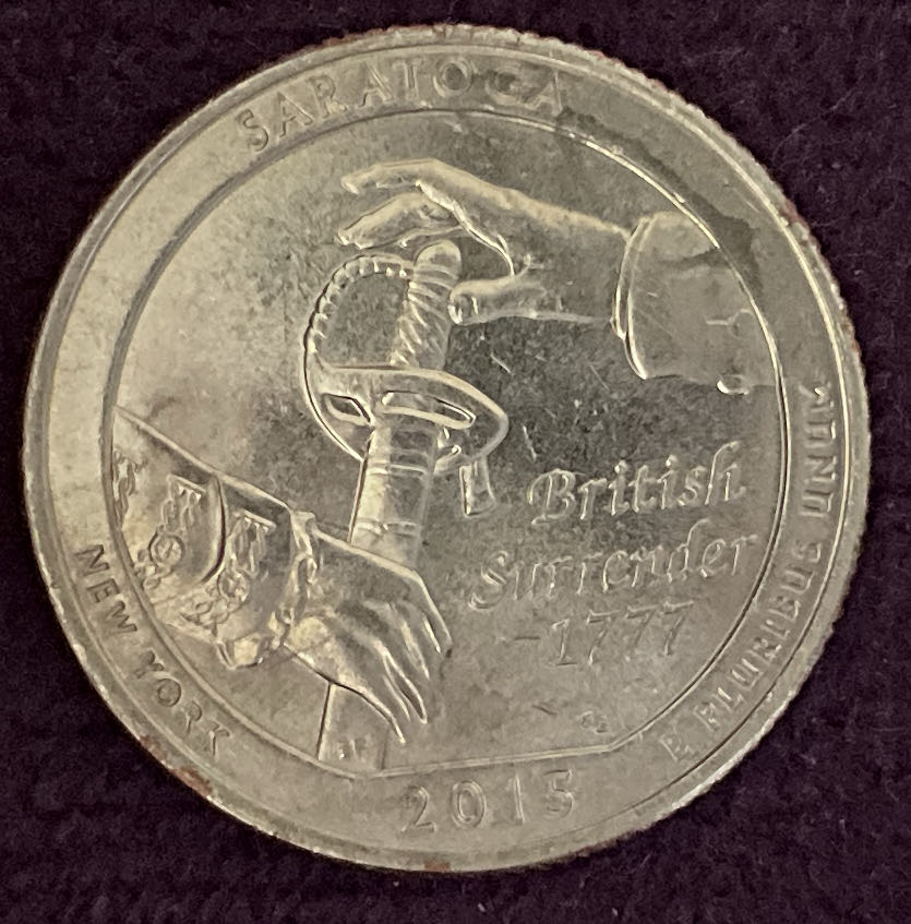 Quarter Saratoga 2015 D 1  coin collectible - Main Image 4