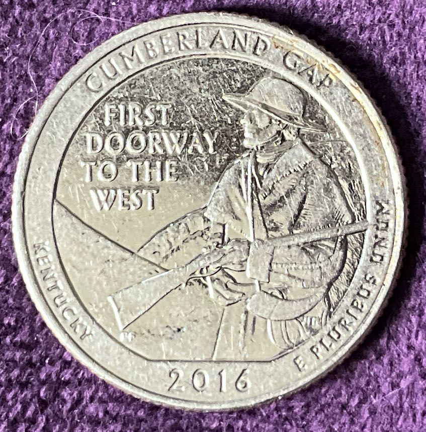 Quarter Cumberland Gap 2016 D 1  coin collectible - Main Image 2