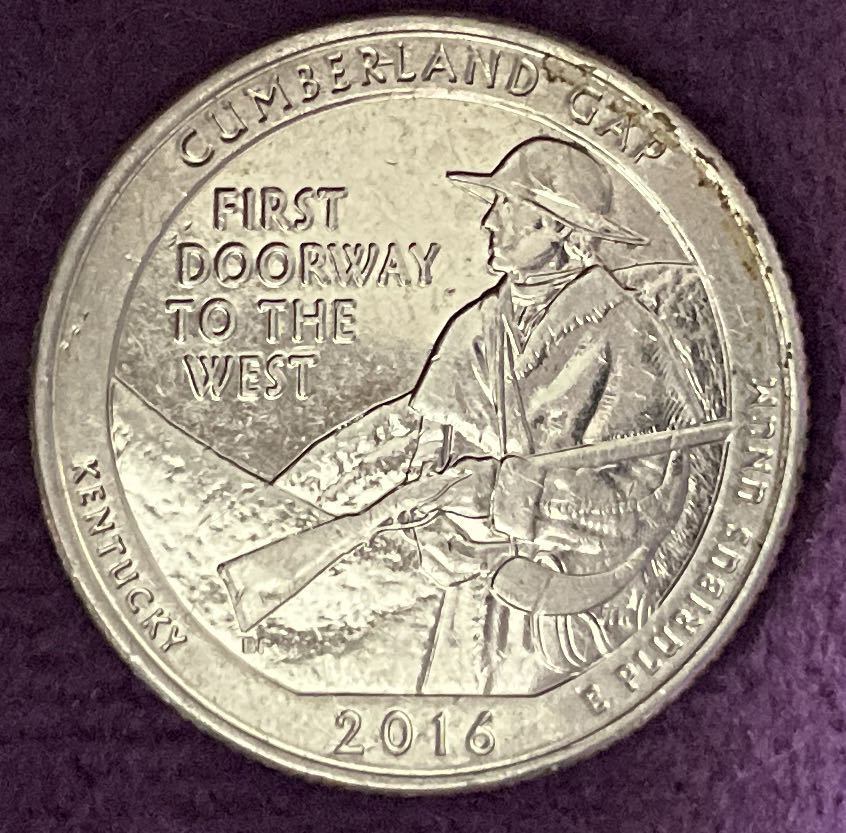Quarter Cumberland Gap 2016 D 1  coin collectible - Main Image 4
