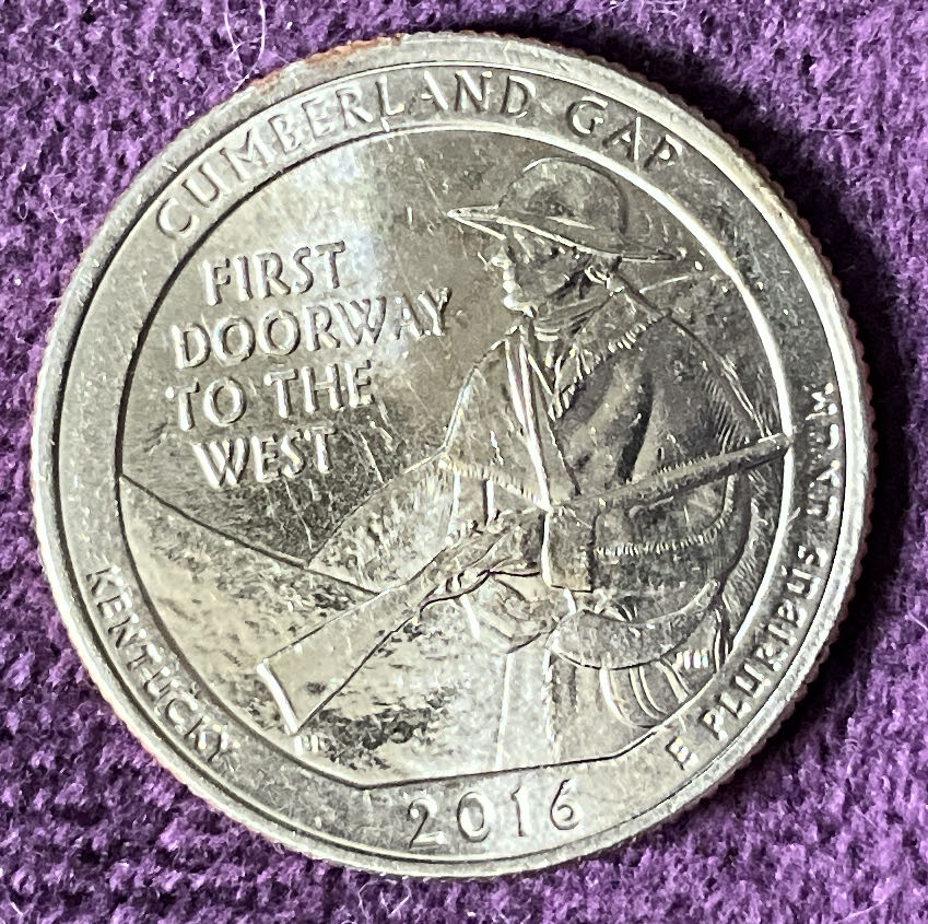 Quarter Cumberland Gap 2016 D 2  coin collectible - Main Image 2