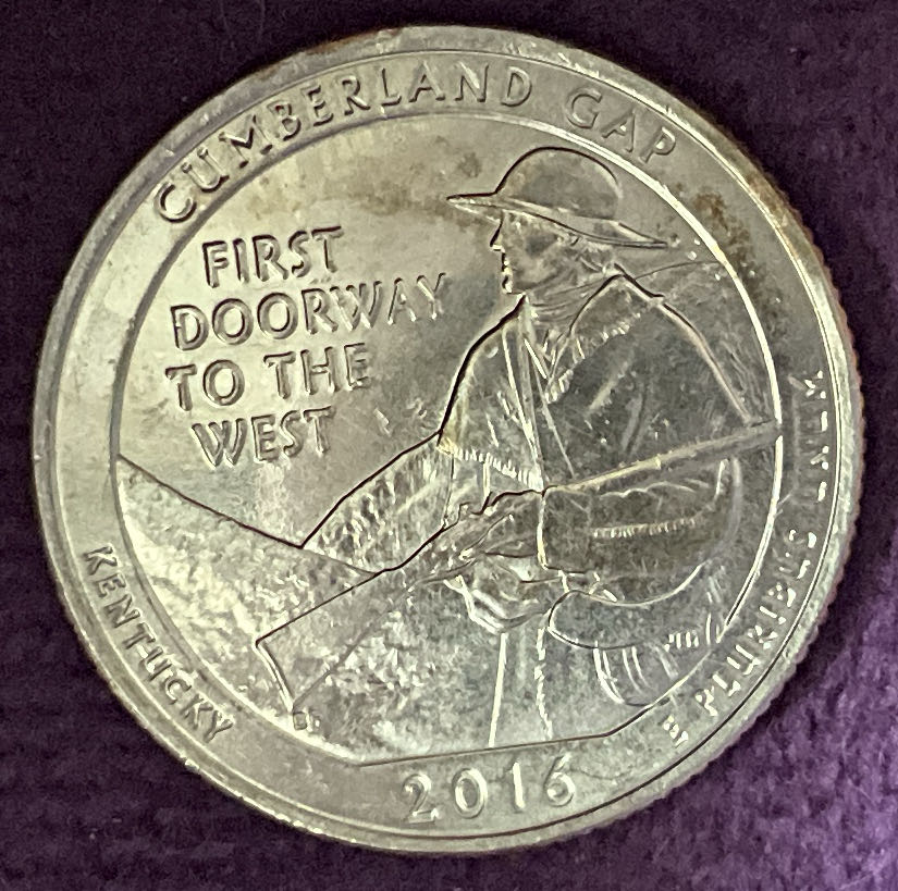 Quarter Cumberland Gap 2016 D 2  coin collectible - Main Image 4