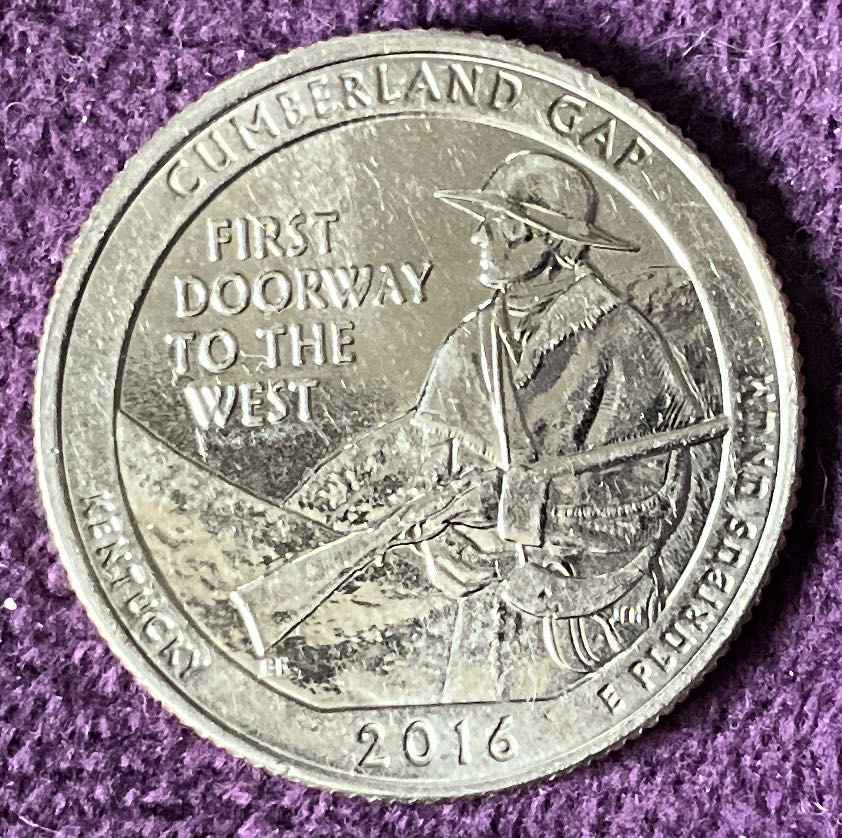 Quarter Cumberland Gap 2016 D 3  coin collectible - Main Image 2
