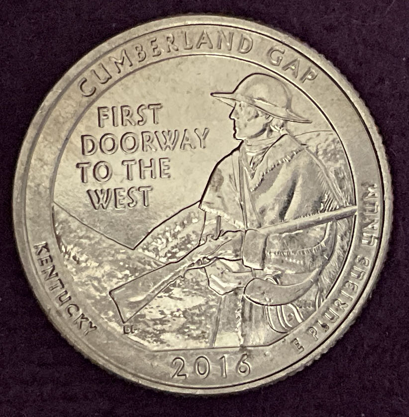 Quarter Cumberland Gap 2016 D 3  coin collectible - Main Image 4