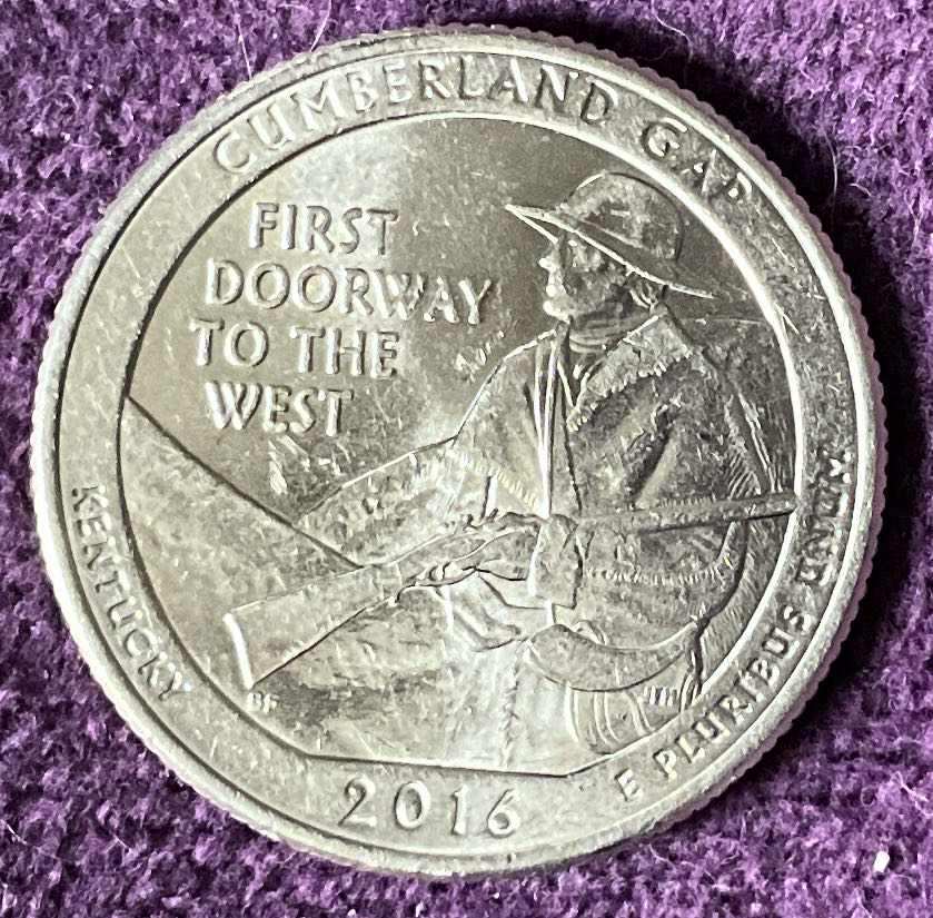 Quarter Cumberland Gap 2016 D 4  coin collectible - Main Image 2