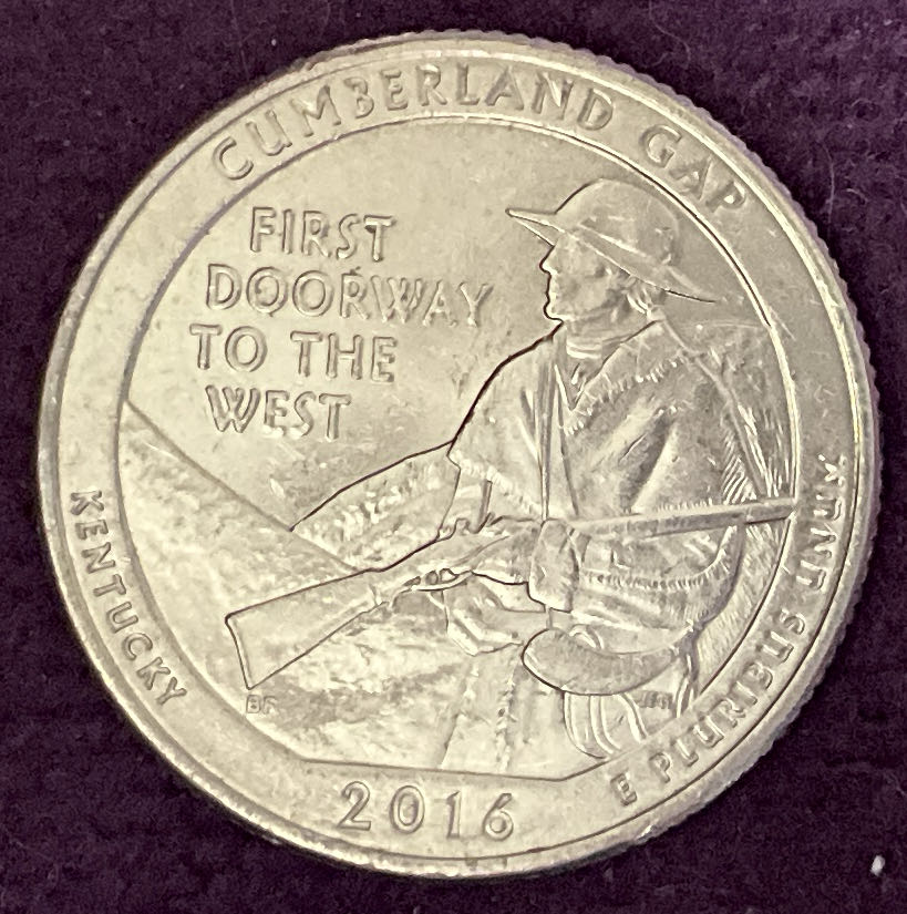 Quarter Cumberland Gap 2016 D 4  coin collectible - Main Image 4