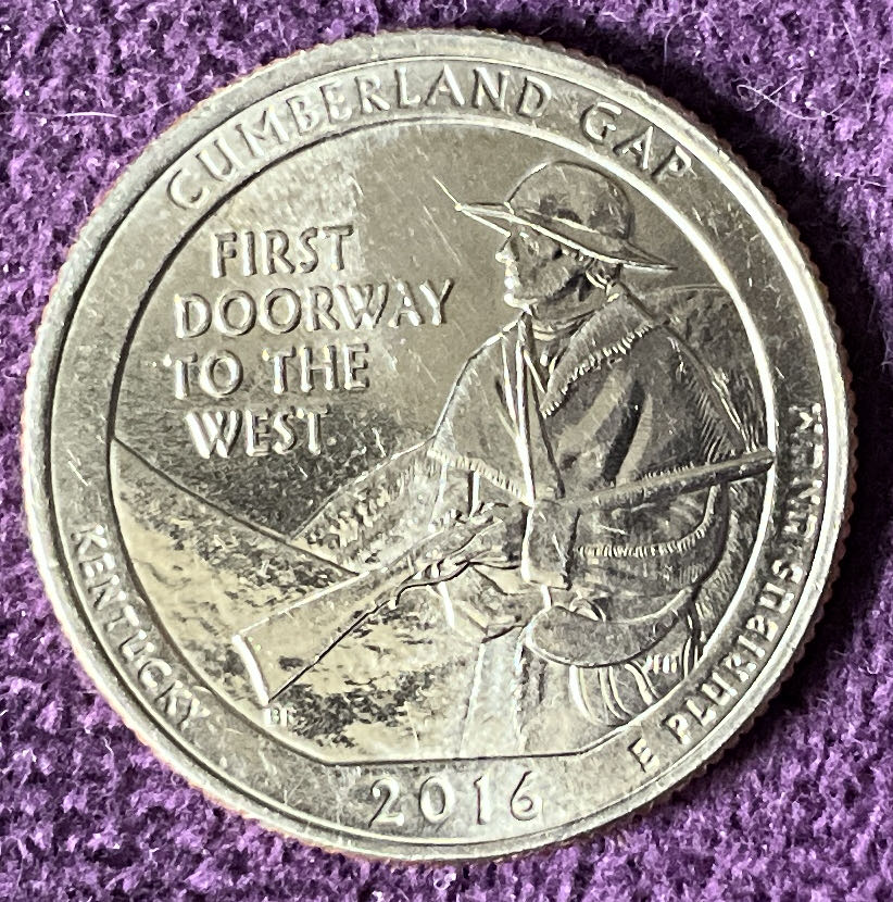 Quarter Cumberland Gap 2016 D 5  coin collectible - Main Image 2