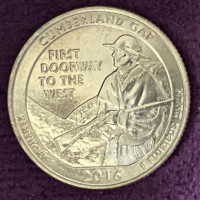 Quarter Cumberland Gap 2016 D 5  coin collectible - Main Image 4