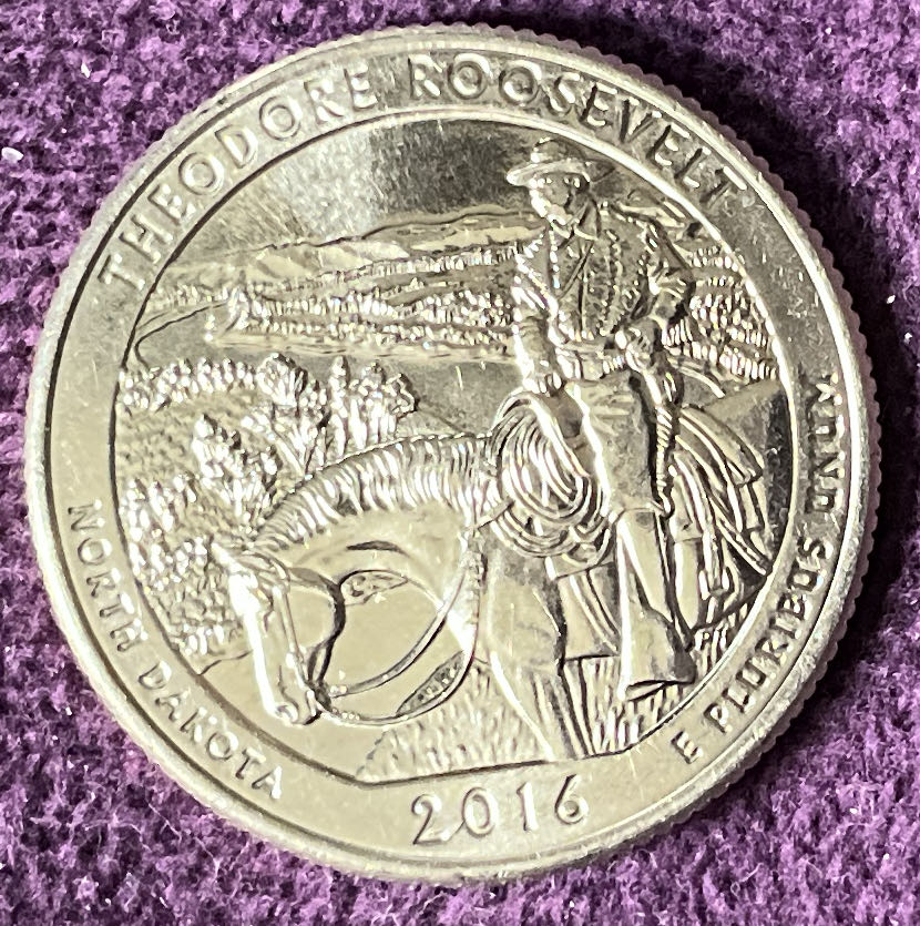 Quarter Theodore Roosevelt 2016 D 1  coin collectible - Main Image 2