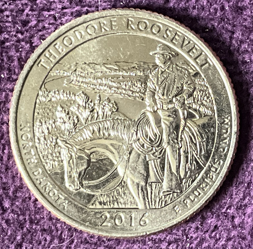 Quarter Theodore Roosevelt 2016 D 3  coin collectible - Main Image 2