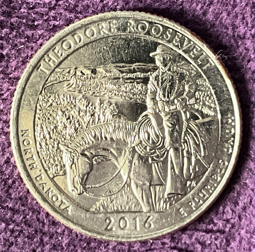 Quarter Theodore Roosevelt 2016 D 5  coin collectible - Main Image 2