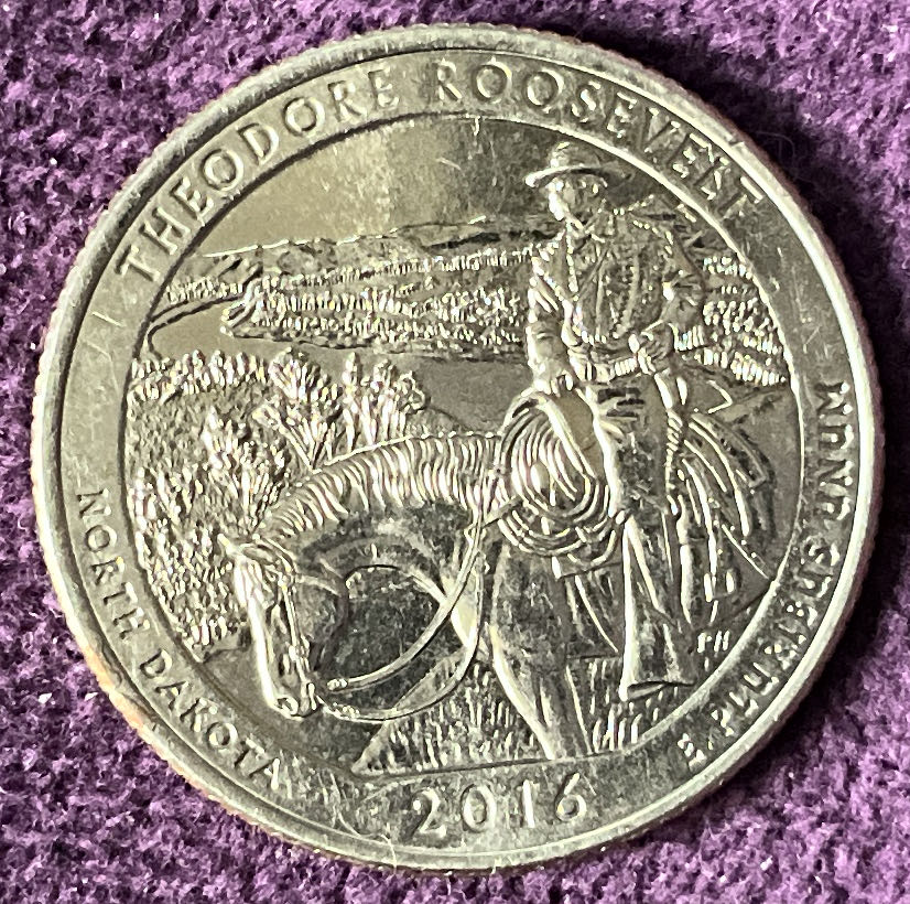 Quarter Theodore Roosevelt 2016 D 8  coin collectible - Main Image 2
