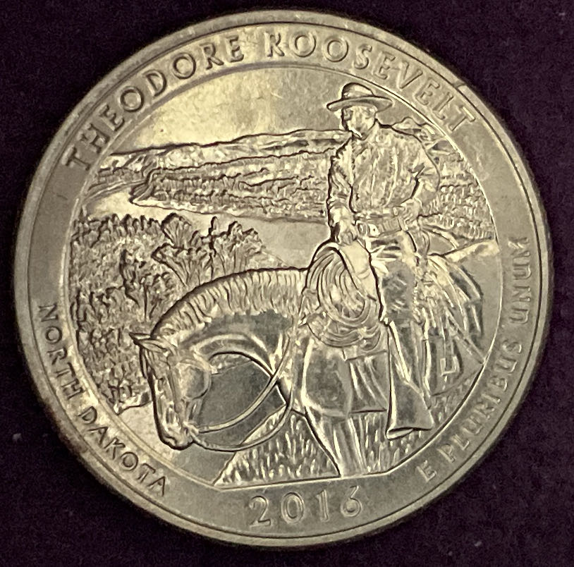 Quarter Theodore Roosevelt 2016 D 8  coin collectible - Main Image 4
