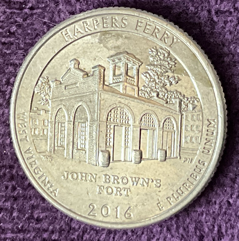 Quarter Harpers Ferry 2016 D 1  coin collectible - Main Image 2