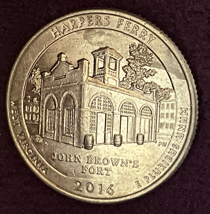Quarter Harpers Ferry 2016 D 1  coin collectible - Main Image 4