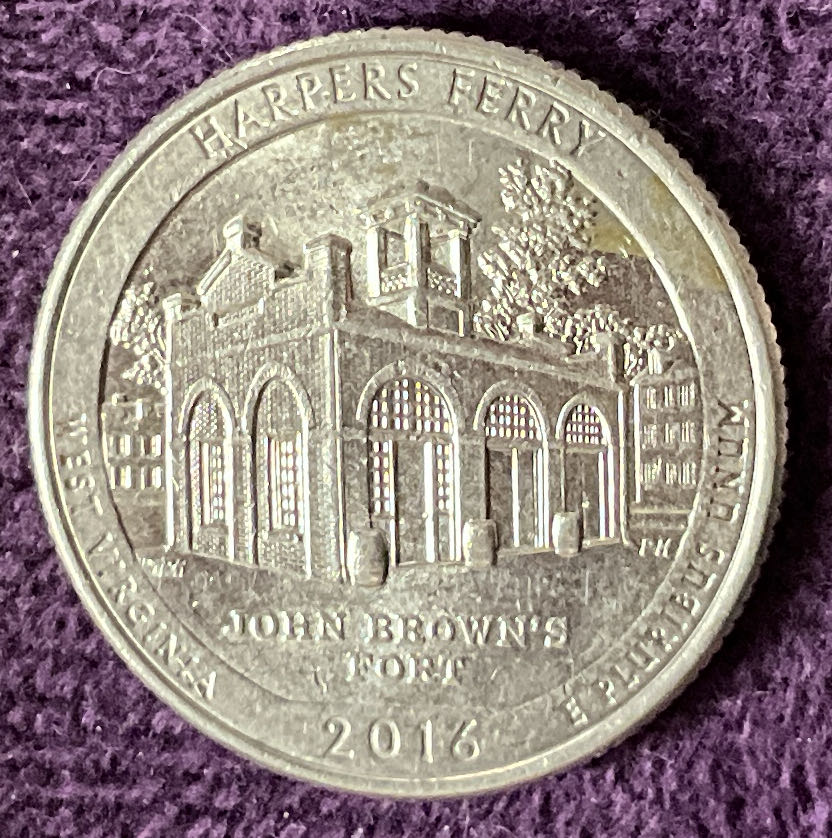 Quarter Harpers Ferry 2016 D 1  coin collectible - Main Image 6