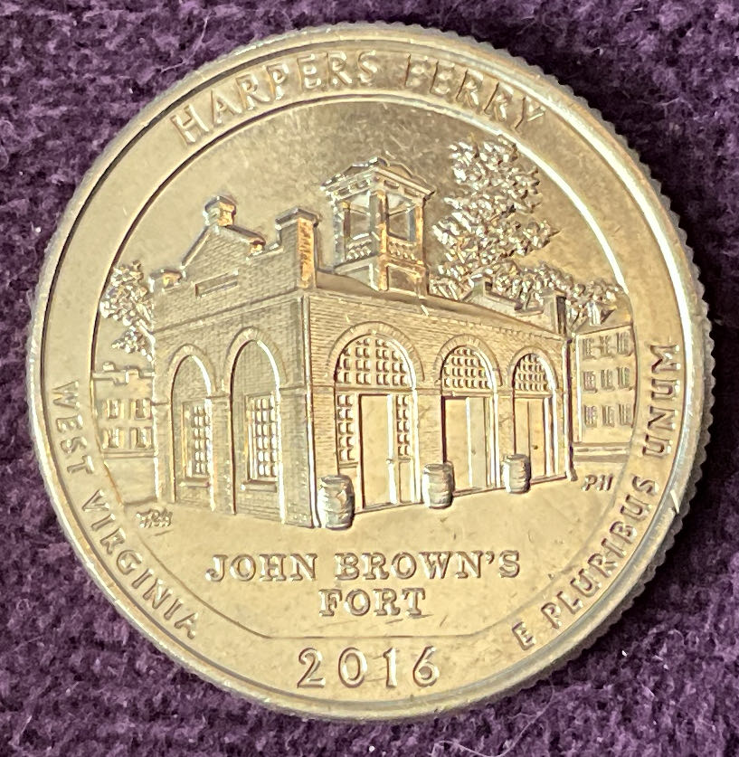 Quarter Harpers Ferry 2016 D 2  coin collectible - Main Image 2