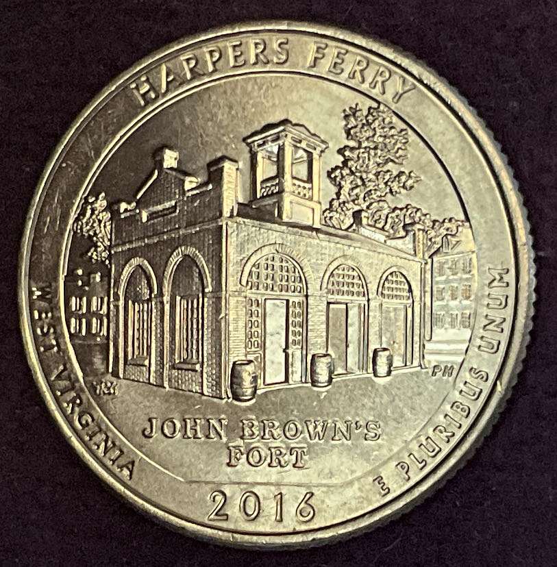Quarter Harpers Ferry 2016 D 2  coin collectible - Main Image 4
