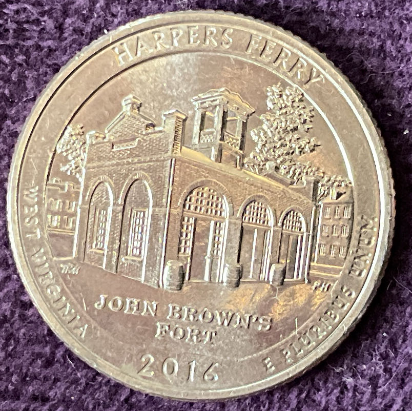 Quarter Harpers Ferry 2016 D 3  coin collectible - Main Image 2