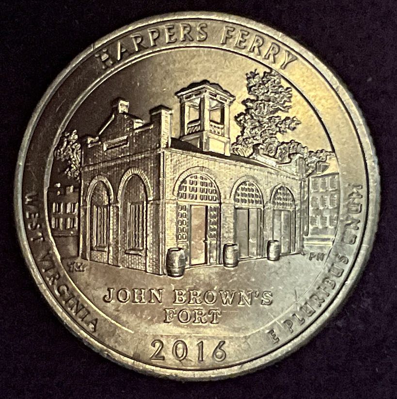 Quarter Harpers Ferry 2016 D 3  coin collectible - Main Image 4
