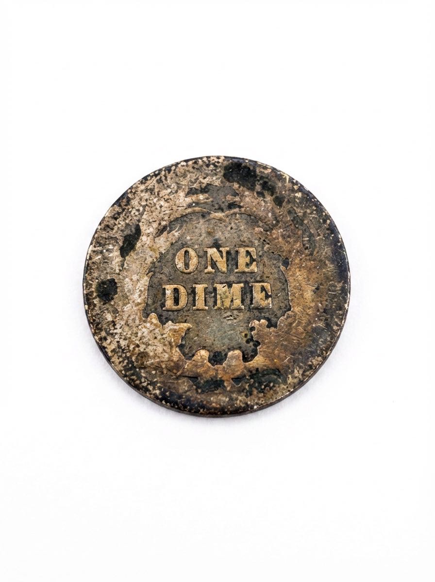 Barber Dime  coin collectible - Main Image 2